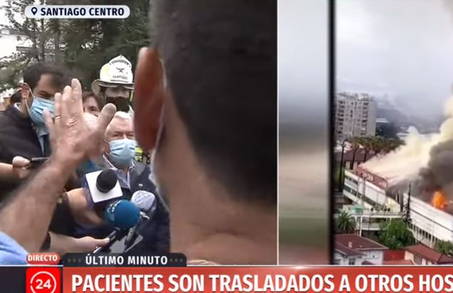 “Vienen para la pura tele”: Funcionarios de Salud increpan a ministro Paris en medio de emergencia del Hospital San Borja