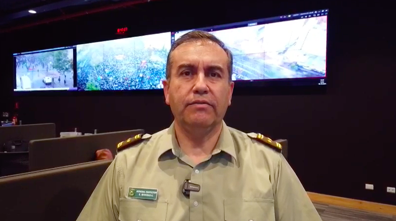 Carabineros entrega balance preliminar de manifestaciones: “Hay un grupo de delincuentes que está destruyendo la propiedad pública y privada”