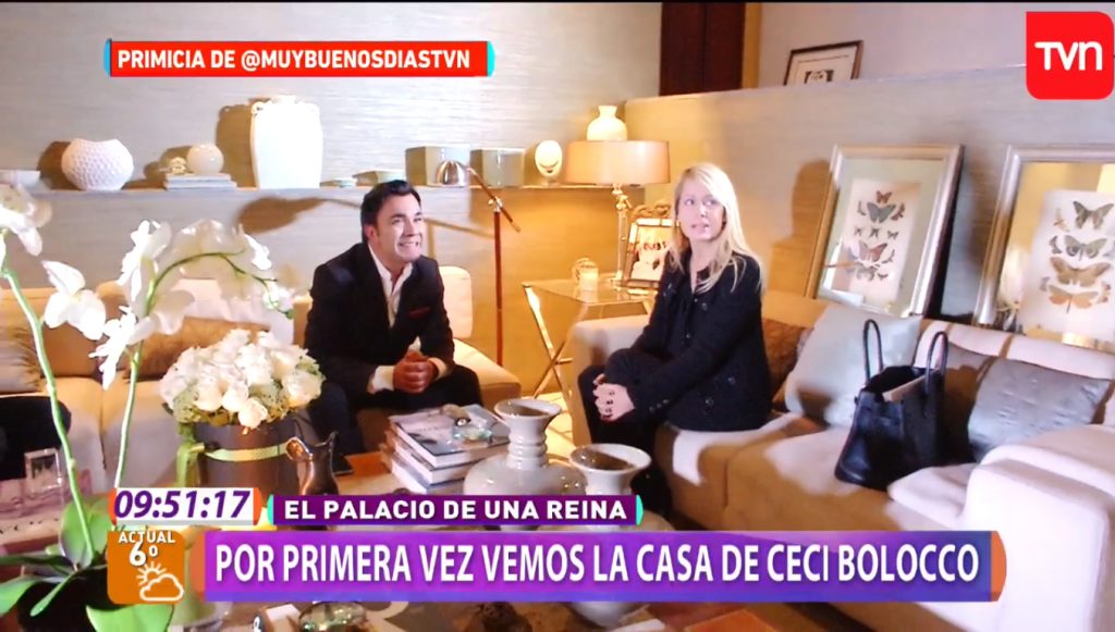 Cecilia Bolocco mostró su hogar y abrió su corazón en el “Muy Buenos Días” de TVN