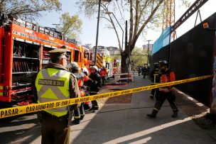 Rescatan cuerpo de trabajador fallecido en derrumbe en Ñuñoa