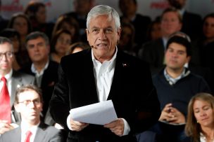 Piñera: “La Nueva Mayoría se va a aferrar al poder con dientes y uñas”