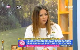 Camila Recabarren sincera los motivos de su quiebre con Joaquín Méndez