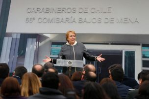 [FOTOS] Mujer increpó a Bachelet durante actividad en Puente Alto