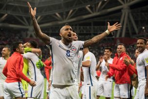 [FOTO] La espectacular arenga de Arturo Vidal de cara a la final de la Copa Confederaciones