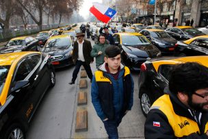 [VIDEO] Taxistas volvieron a protestar contra UBER y Cabify