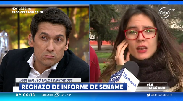 [VIDEO] Rafael Araneda a Camila Vallejo: “Para que no sea un monólogo ¿podemos preguntar algo por acá también?”