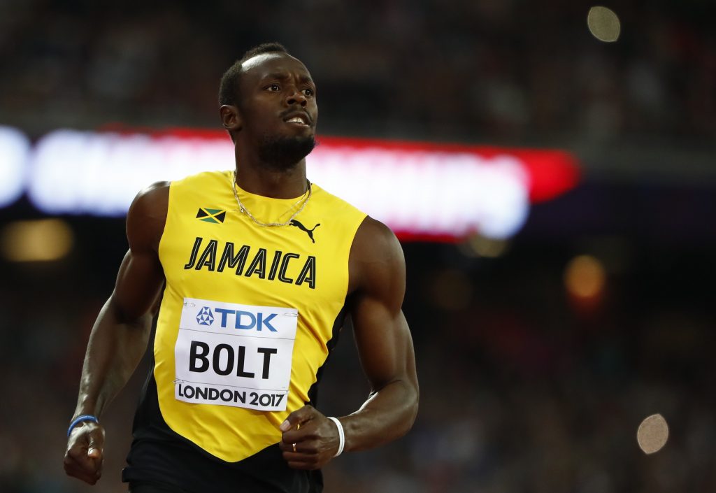 [FOTO] La curiosa imagen que protagonizó Usain Bolt en el Mundial de Londres