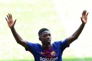 [VIDEO] La vergüenza que pasó Ousmane Dembélé en su presentación en Barcelona