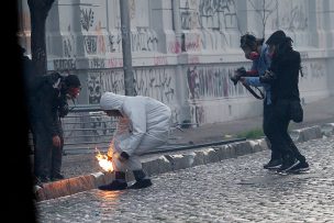 Iglesia de la Gratitud Nacional nuevamente fue atacada con bombas molotov