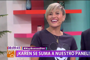 Karen Bejarano debutó como panelista del 