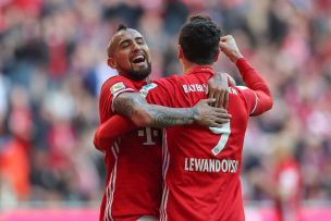 (Vídeo) Revisa el gol de Arturo Vidal en el triunfo del Bayern