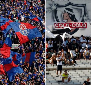 Universidad de Chile casi dobla a Colo Colo en ránking de asistencia a los estadios