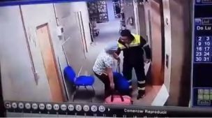 [VIDEO] Hombre agredió a su pareja embarazada al interior de una clínica en Valparaíso