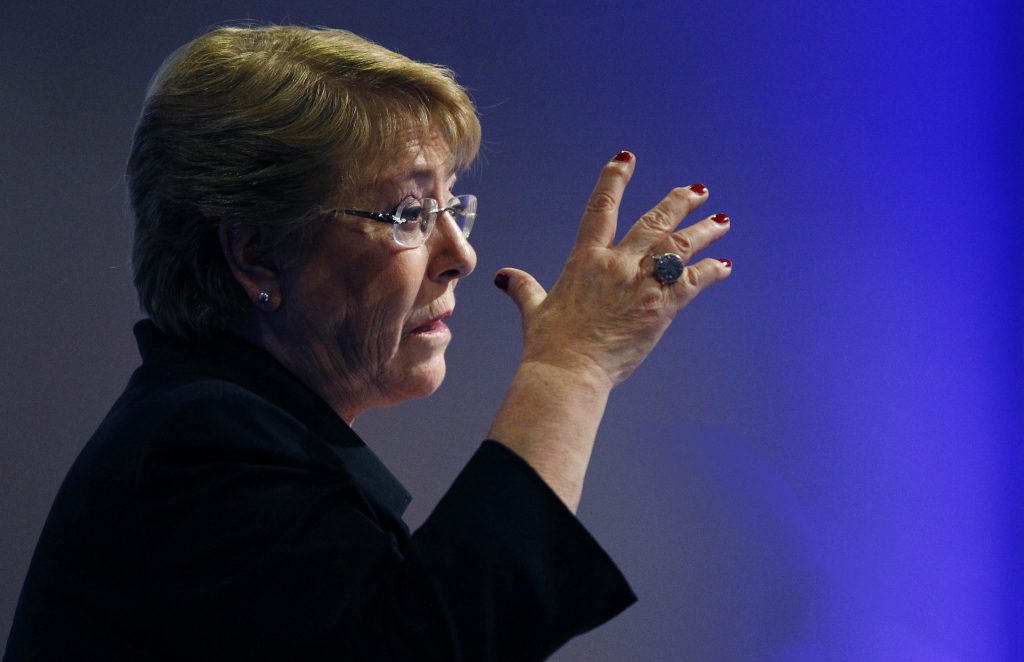 Michelle Bachelet es elegida entre las 100 mujeres del 2017 de la BBC