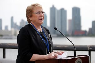 Bachelet sostuvo que algunas críticas por nombramiento de la ONU son mal intencionadas