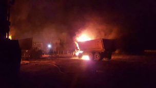 Nuevo atentado incendiario en La Araucanía destruye nueve máquinas