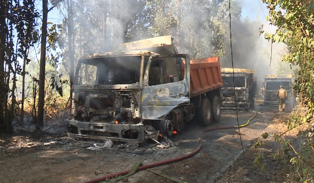 Ataques incendiarios en el sur de Chile aumentaron en comparación a 2015 y 2016