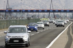 Alto tráfico vehicular en Ruta 68 en dirección hacia la costa enmarca las vísperas de Navidad