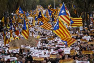 Unos 750.000 manifestantes piden en Barcelona liberación de independentistas