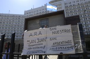Armada Argentina asegura que ha cubierto el 68% de la zona de búsqueda