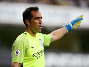 Claudio Bravo fue reserva en igualdad del City