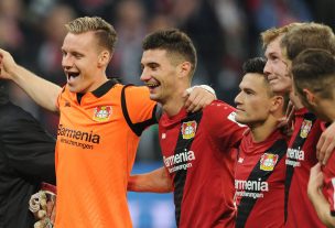 Con Aránguiz en los 90 minutos, el Leverkusen igualó 1-1