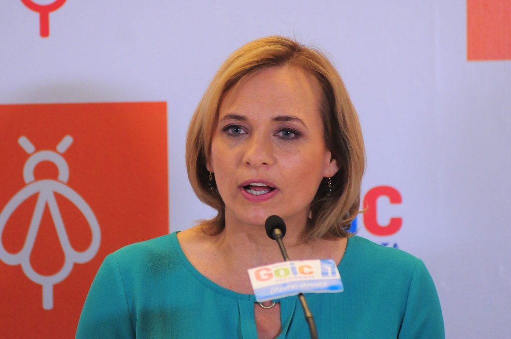 Carolina Goic acusó a Piñera y a Guillier de realizar “campaña del terror”