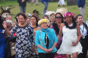 Presidenta Michelle Bachelet hace entrega del parque Rapa Nui