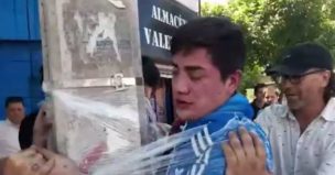 Detención ciudadana terminó con delincuente amarrado a un poste