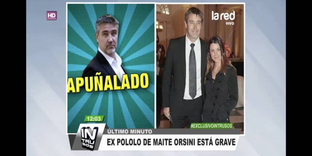 “Ex pololo de Maite Orsini está grave”: El extraño titular de Intrusos para informar el ataque a fulvio Rossi