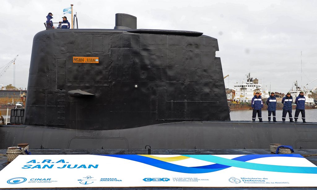 Nueva pista en la búsqueda del submarino argentino ARA San Juan
