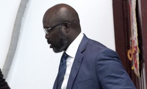 El fútbol se enorgullece del Presidente George Weah, uno de los suyos