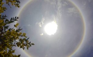 Los mejores memes del halo alrededor del sol que sorprendió a los santiaguinos