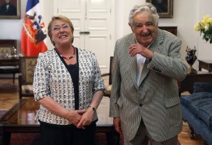 Michelle Bachelet se reunió con el ex Presidente de Uruguay Pepe Mujica