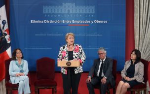 Presidenta Bachelet promulgó nueva ley sobre accidentes del trabajo