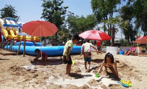 Inauguran la segunda playa artificial de Las Condes