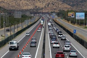 Para esta tarde se espera el peak de automóviles en la Ruta 68