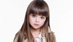 Niña rusa de seis años es considerada la más hermosa del planeta