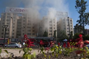 Bomberos controló incendio en restaurante en Plaza Italia