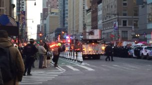 Policía de Nueva York reportó explosión en terminal de buses de Manhattan