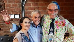 Sebastián Piñera sumó apoyo del médico de la risa Patch Adams