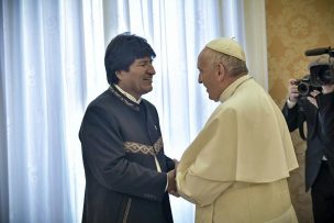 Evo Morales se reunió con el Papa Francisco para hablar sobre la demanda marítima