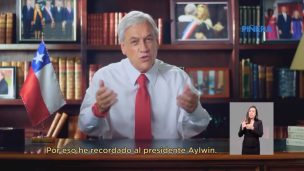 Familia Aylwin reiteró críticas a Piñera por usar la imagen del ex Presidente