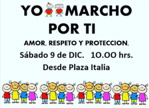 Convocan a la última marcha del año en apoyo de niños y jóvenes del SENAME