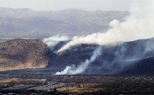 Onemi declaró Alerta Roja para Colina por incendio forestal