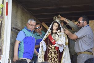 CONCEPCIÓN: Trasladan Virgen del carmen hasta Temuco