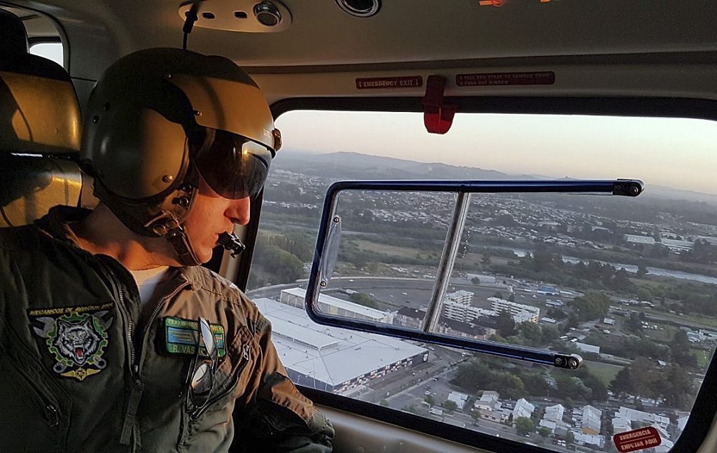 Papa Francisco: Helicópteros de Carabineros hacen vuelos preventivos en Temuco
