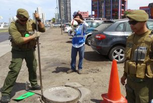 GOPE de Iquique revisa red de alcantarillados por visita del Papa