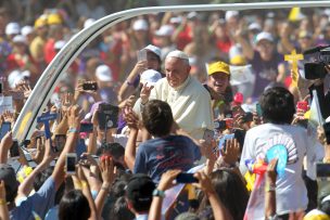 Francisco en Maipú: “La iglesia necesita un rostro joven”