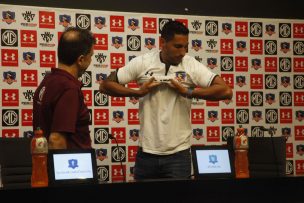 Presentación de Juan Manuel Insurralde en Colo Colo